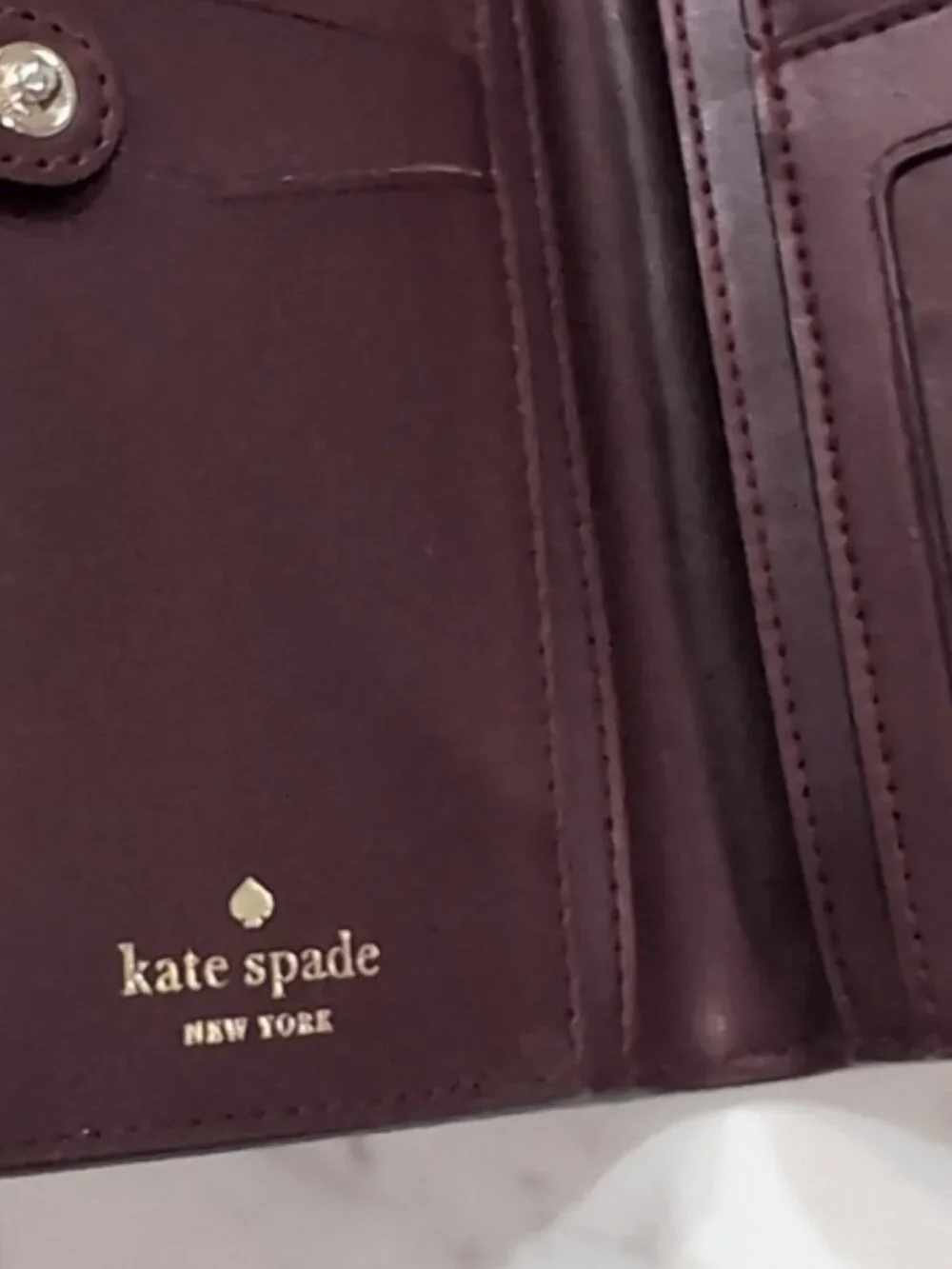 Kate Spade Mulled Wine Stacy Wallet